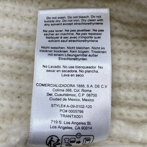 ANINE BING “Sydney” Alpaca Wool Turtleneck Sweater – Size M (NWT) - Picture 4 of 11